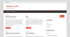 Desktop Screenshot of diablotrade.com